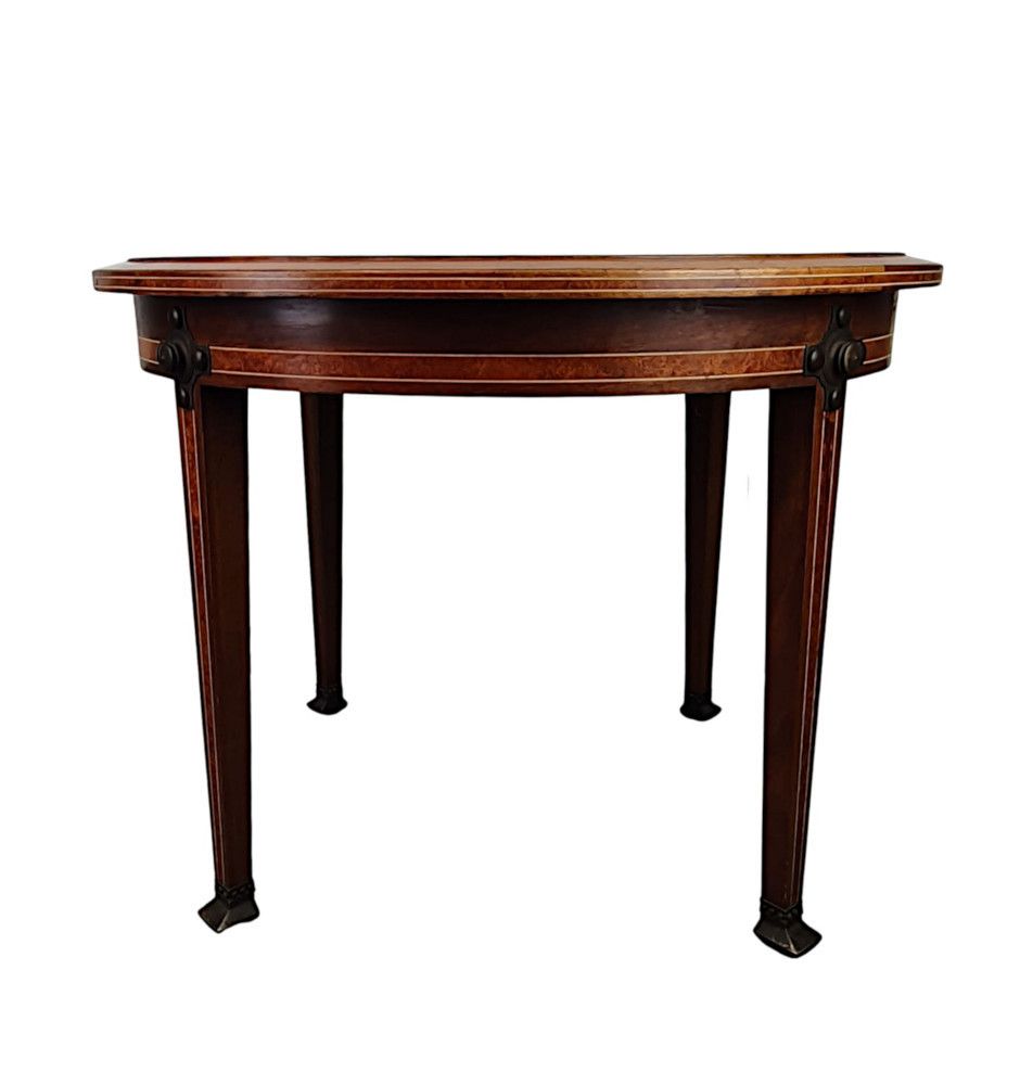 A Lovely Quality Early 20th Century Inlaid Coffee Table photo for sale
