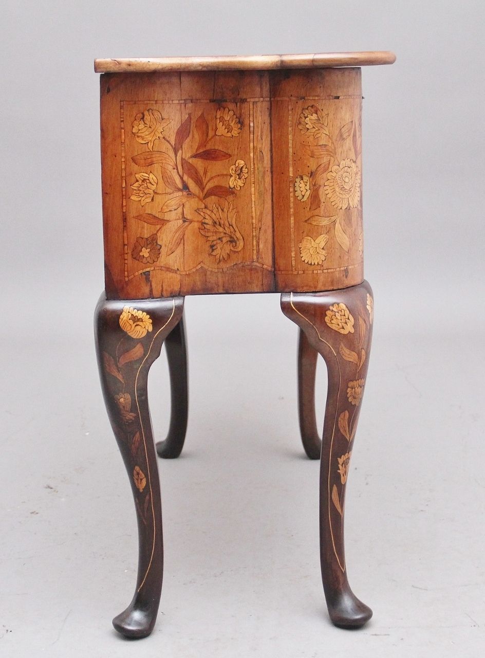18th Century Dutch Marquetry Walnut Side Table photo buy