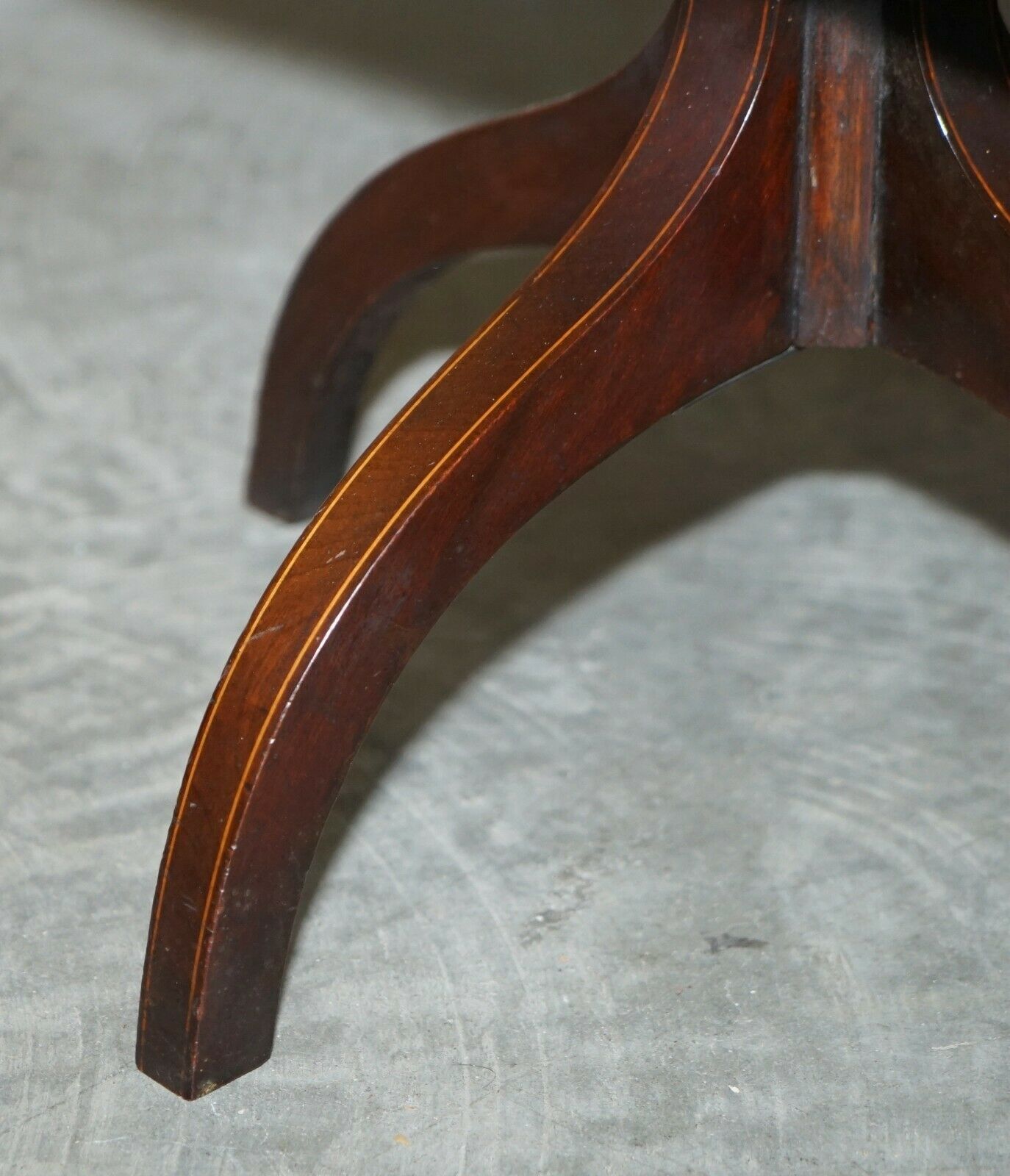 Victorian Sheraton Revival Mahogany & Satinwood Revolving Book Side End Table photo Furniture