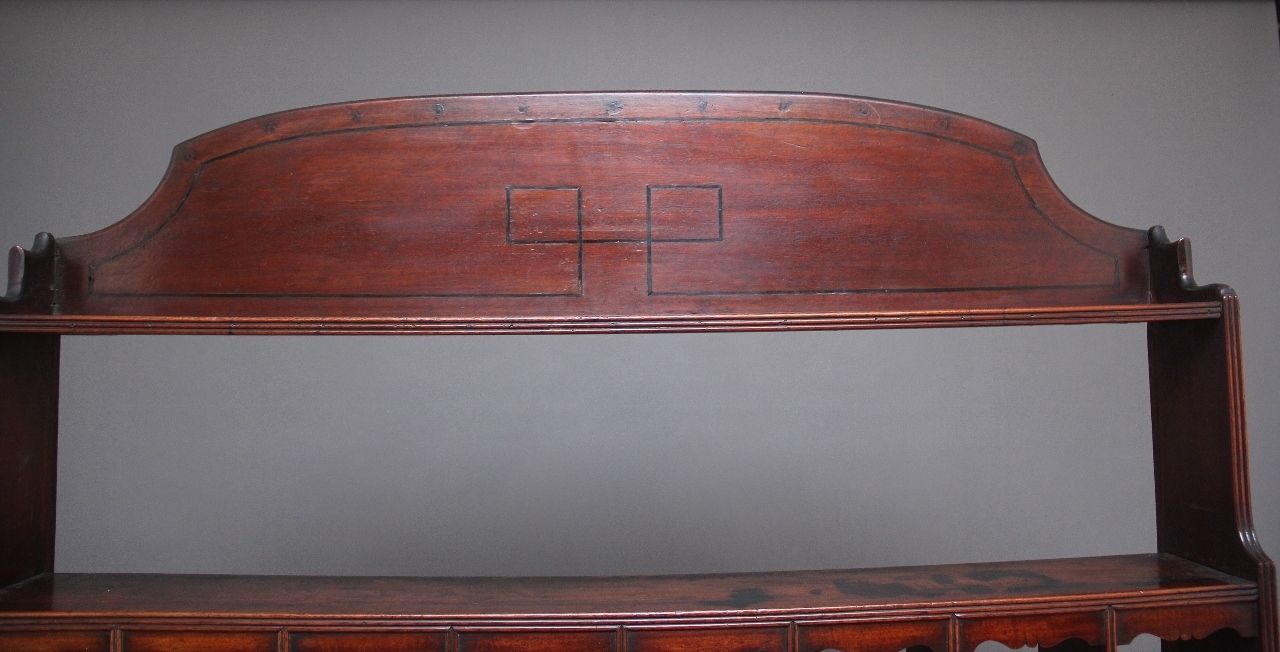 Early 19th Century Mahogany Open Top Cabinet photo vintage