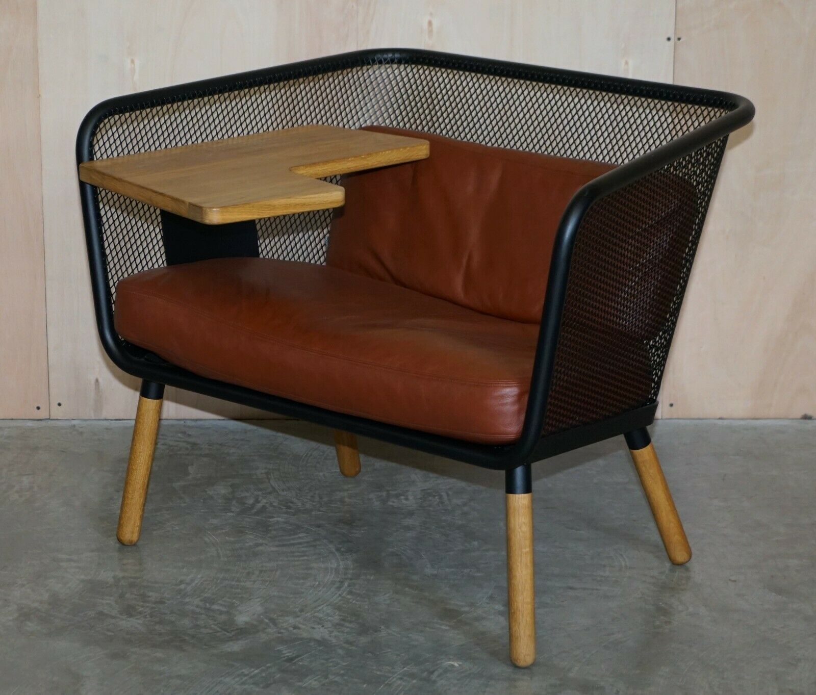 photo for sale Pair Of Large Designer Thomas Bernstrand Honken Bla Station Armchairs