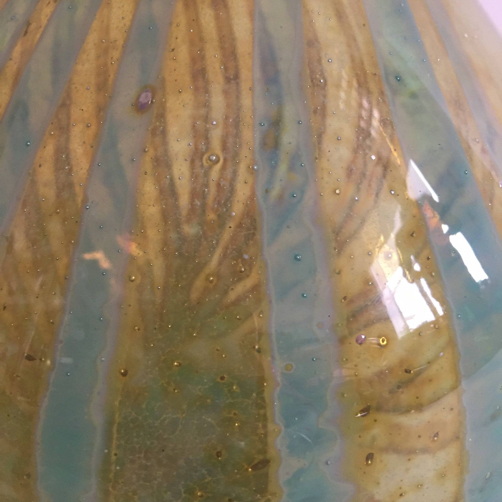 Mid Century Mdina Handblown Glass Vase By Michael Harris photo for sale