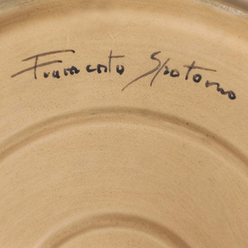 photo for sale 1970s Gorgeous Decorative Plated Or Centerpiece By Frumento Spotorno. Made In Italy