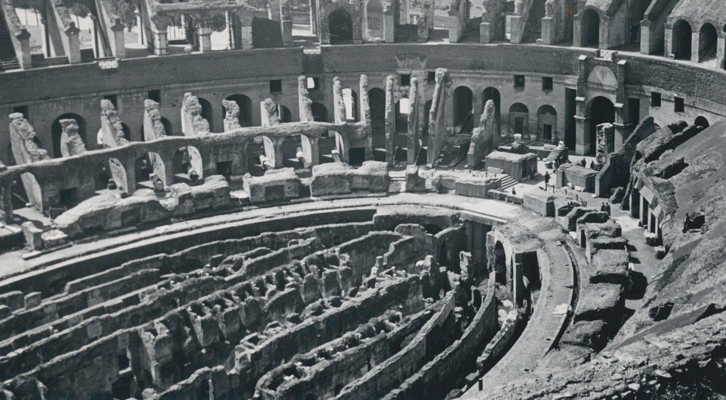 Colloseum, Street Photography, 1950s photo furniture