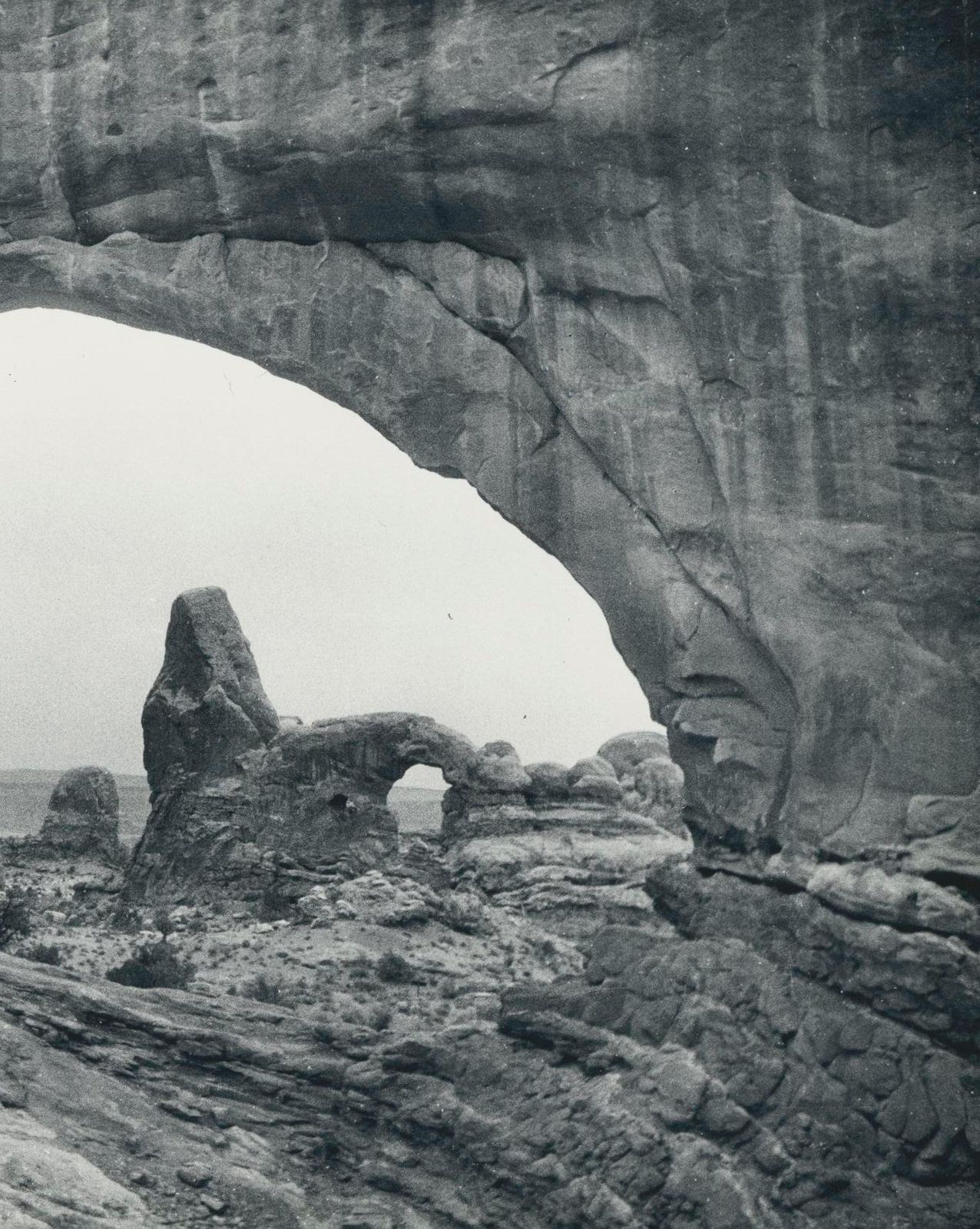 Erich Andres Arches Nationalpark, Utah, Black And White, USA 1960s photo Art