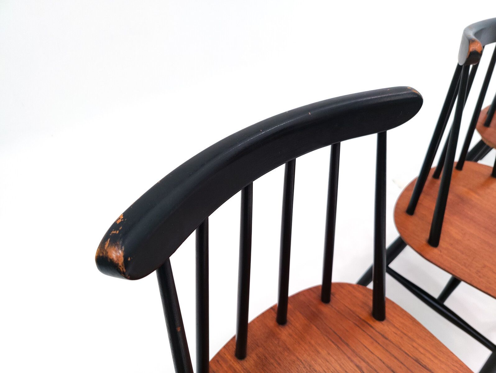 Set Of 6 'Fanett' Dining Chairs By Ilmari Tapiovaara For Edsby Verken photo buy