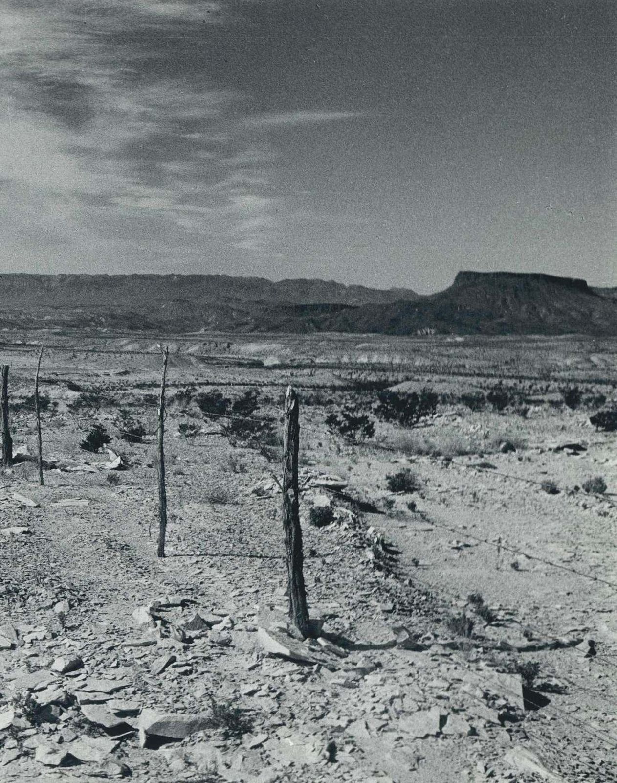 Erich Andres Valley, Texas, Silver Gelatine Print Photography, USA 1960s, photo furniture