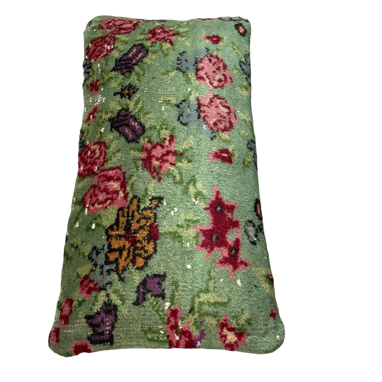 Vintage Hand Made Rug Cushion Cover, Decorative Rug Pillow Cover, Large Vintage Turkish Rug Cushion Cover photo vintage