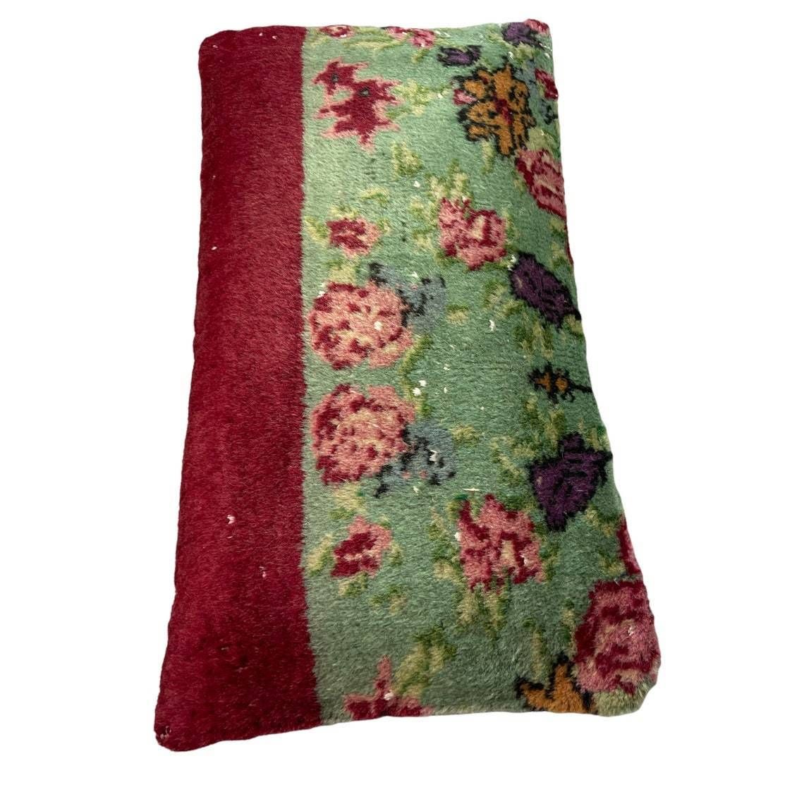 Vintage Hand Made Rug Cushion Cover Decorative Rug Pillow Cover, Large Vintage Turkish Rug Cushion Cover photo buy