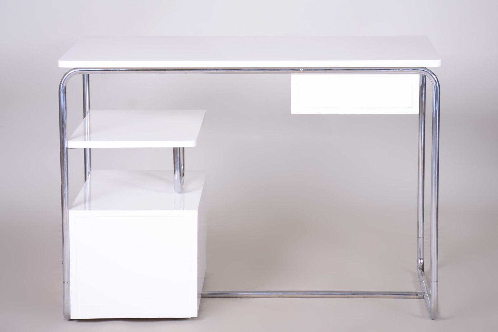 photo furniture White Bauhaus Writing Desk Made In 1930s Germany   Restored