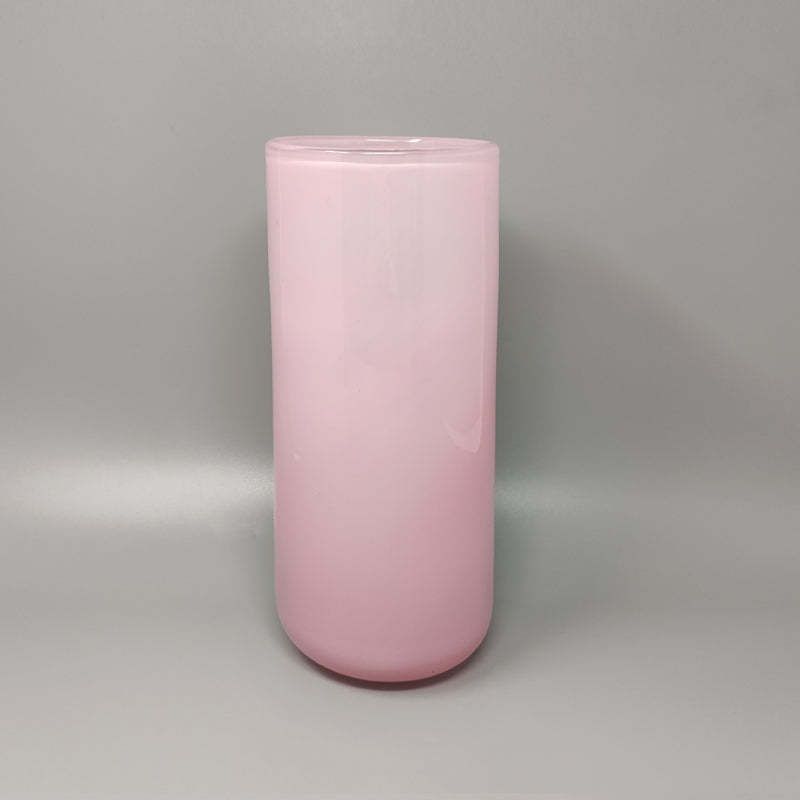 1960s Astonishing Pink Vase By Ca' Dei Vetrai In Murano Glass. Made In Italy photo furniture