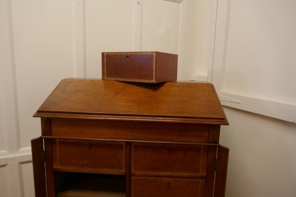 French Walnut Cartonniere Wellington Chest Filing Cabinet, photo buy