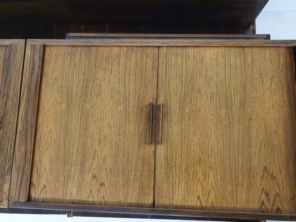Rosewood Wall Unit By Kai Kristiansen For Feldballes Mobelfabrik, Denmark 1950's photo furniture