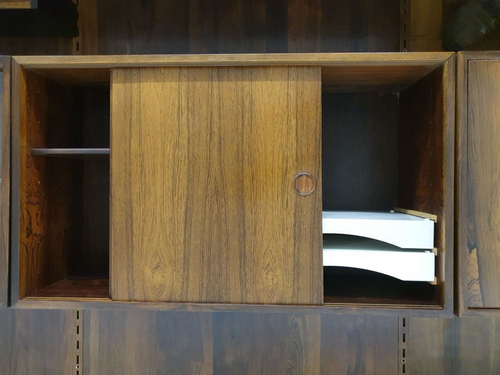 photo buy Rosewood Wall Unit By Kai Kristiansen For Feldballes Mobelfabrik, Denmark 1950's