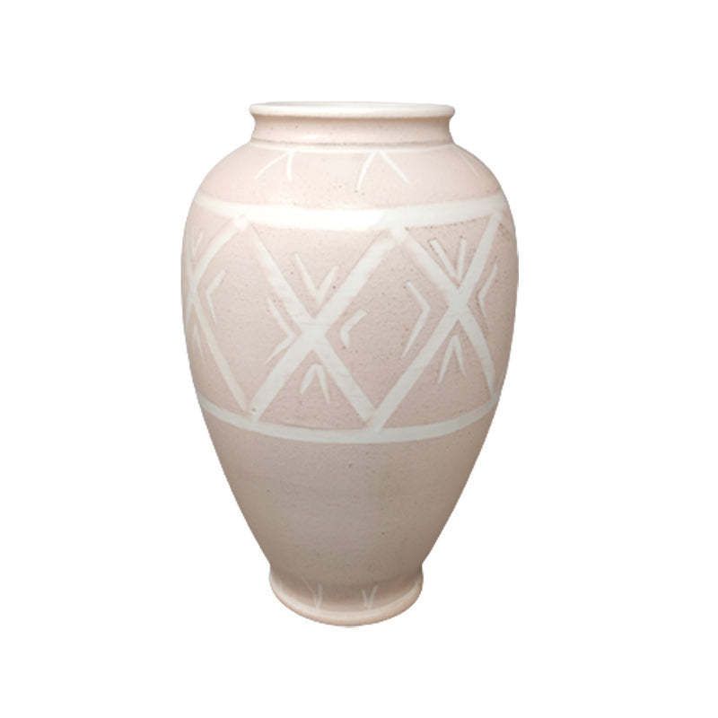 1960s Gorgeous Pink Vases In Ceramic By Deruta. Handmade Made In Italy