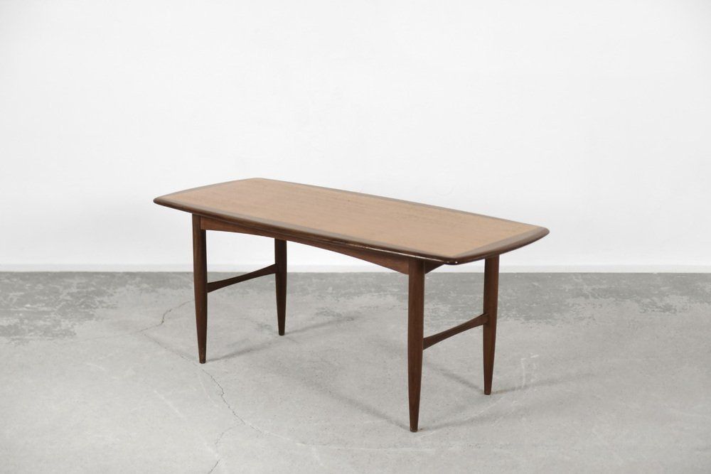 Mid Century Modern Swedish Coffee Table In Teak From Hmb Möbler Rörvik, 1950s