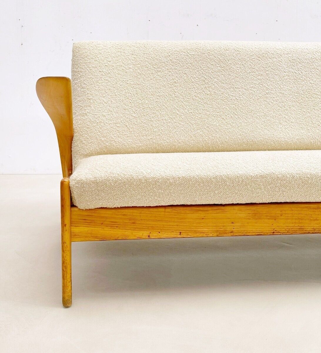 1960's Wooden Sofa By De Ster Gelderland photo vinterior