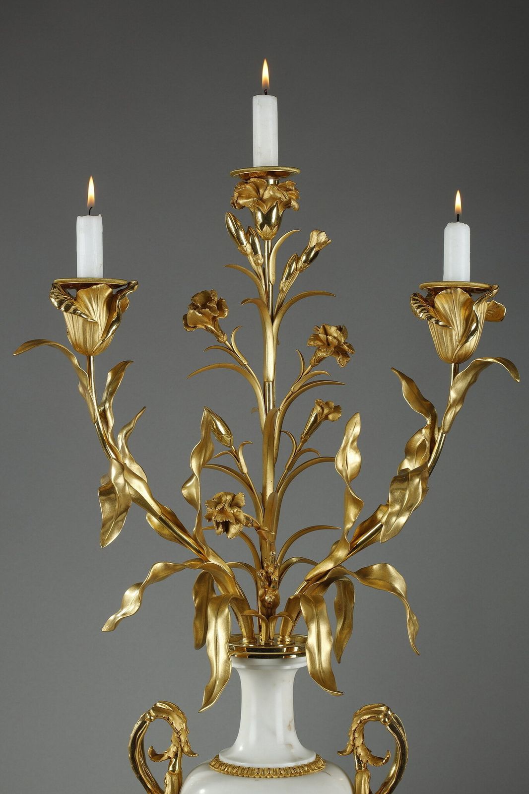 Pair Of Very Large Baluster Candelabras, Signed Eugène Hazart photo vinterior