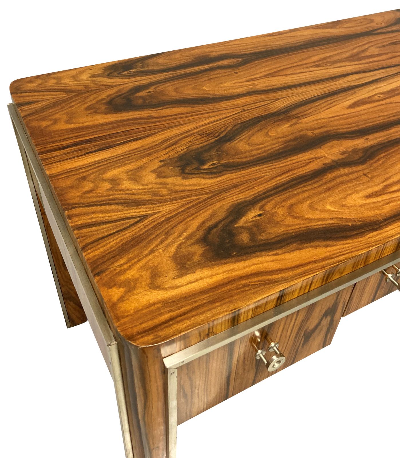 A Fine French Macassar Desk C.1930's photo vintage