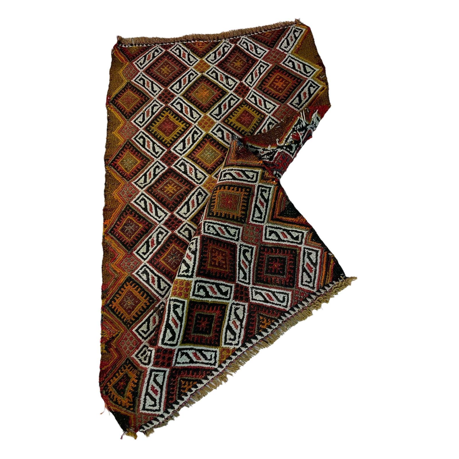 Traditional Turkish Mini Kilim Rug , Vintage Anatolian Turkish Kilim Rug , 90 X 52 Cm photo furniture