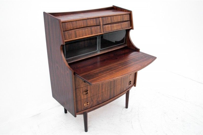 Rosewood Writing Desk, G. Falsig, Møbelfabrik Holstebro, 1970s photo 1750.0