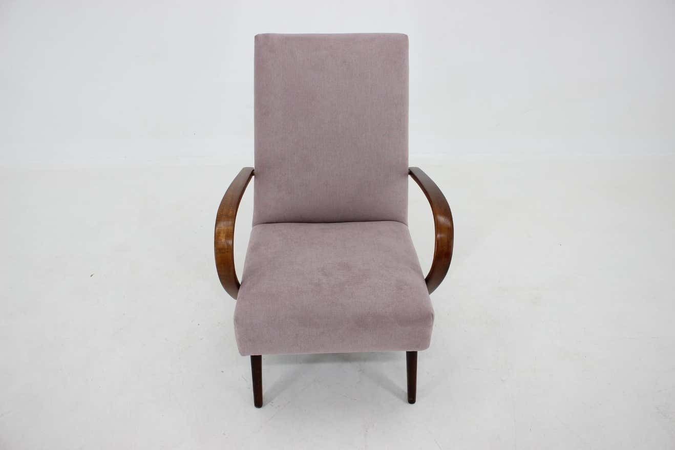 1960s Teak Armchair, Czechoslovakia photo vinterior