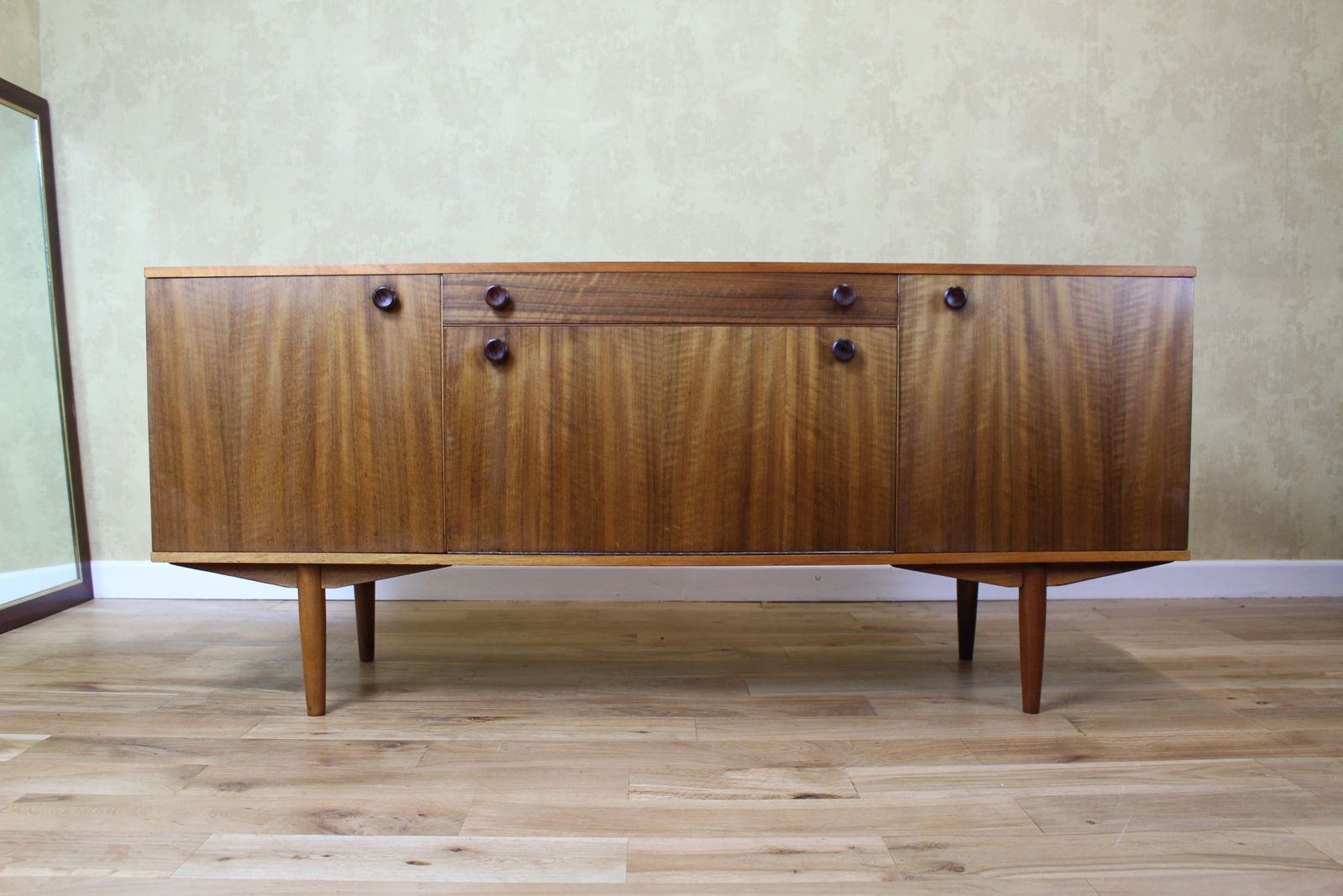 Morris Of Glasgow Late 1950’s Walnut Cumbrae Sideboard By Neil Morris