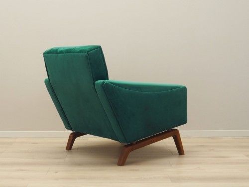 Green Armchair, Danish Design, 1970s, Made In Denmark photo vinterior