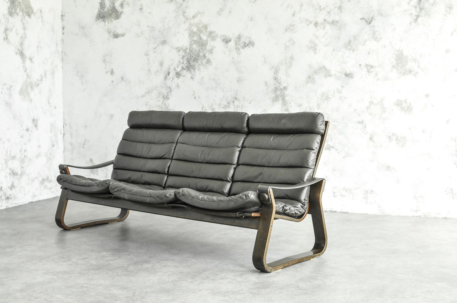Thams Triple Sofa, 1970s, Vintage photo for sale