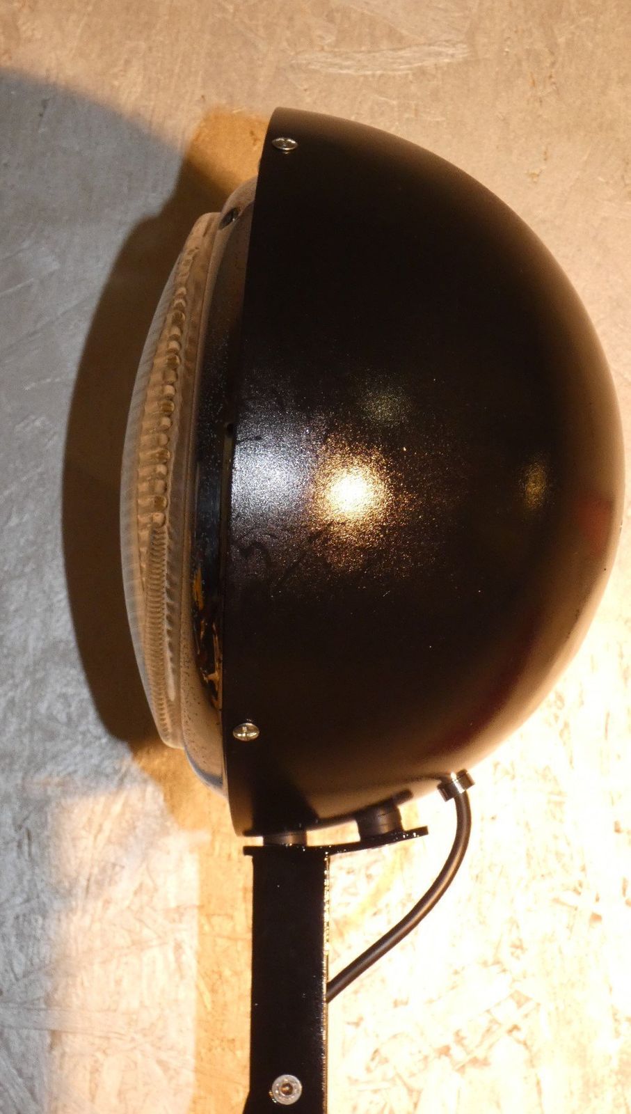 Steel Floor Lamp With Porsche Light 356 From Officina Di Ricerca, 1970s photo for sale