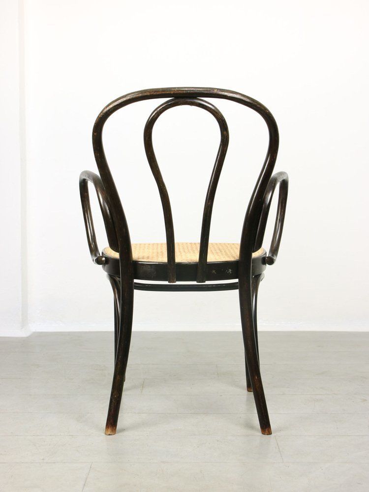 Black No. 218 Wide Armchair Chair By Michael Thonet photo 1093.0
