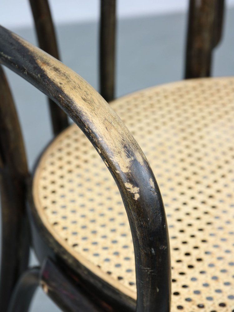 photo for sale Black No. 218 Wide Armchair Chair By Michael Thonet