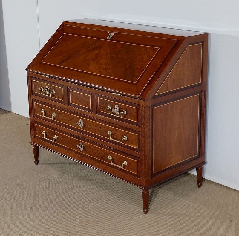 Louis XVI Scriban Chest Of Drawers In Mahogany – 18th Century photo furniture