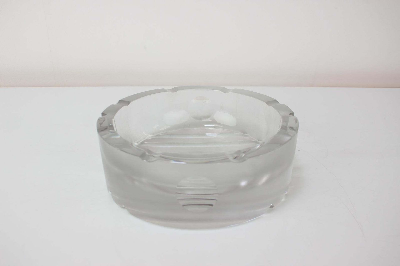 Mid Century Big Ashtray By Bohemia Glass, 1970's photo furniture