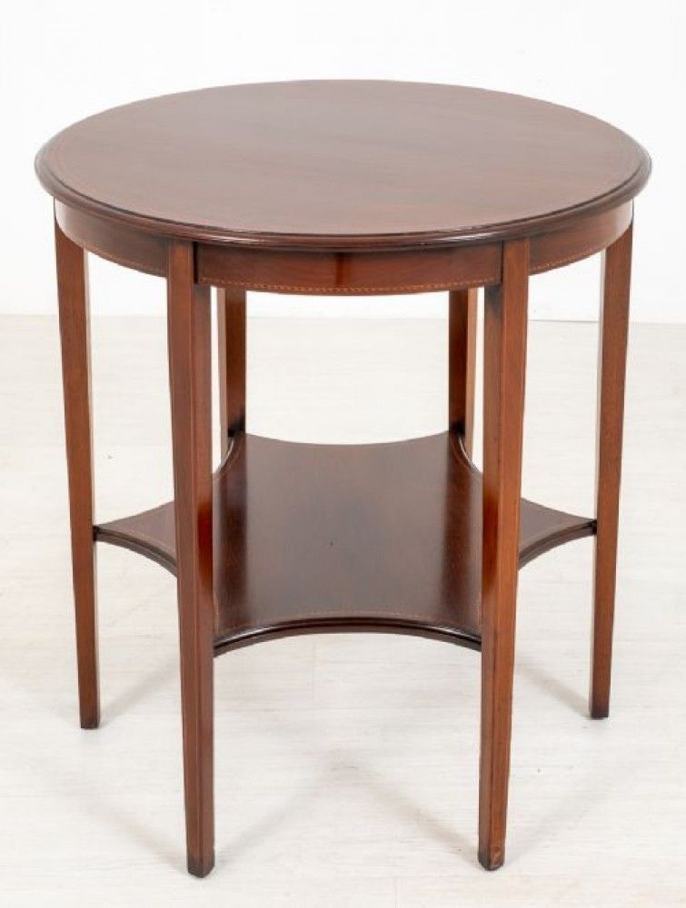 Sheraton Revival Table   Antique Mahogany Centre Tables 1890 photo for sale