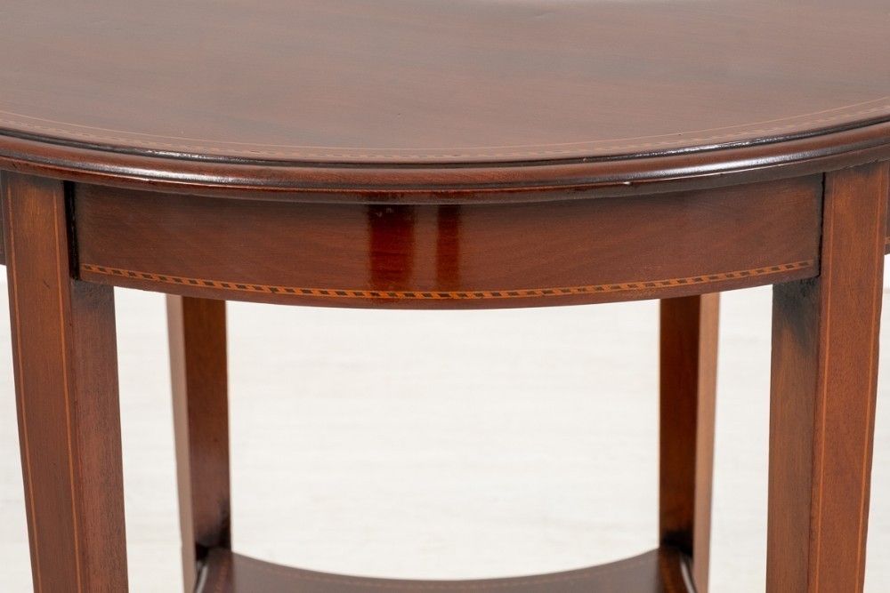 Sheraton Revival Table   Antique Mahogany Centre Tables 1890 photo 990.0