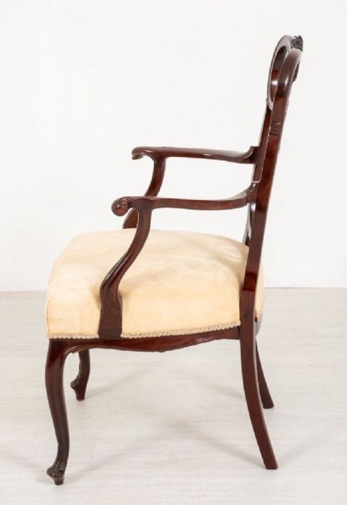 Chippendale Carver Arm Chair   Antique Mahogany 1890 photo 745.0