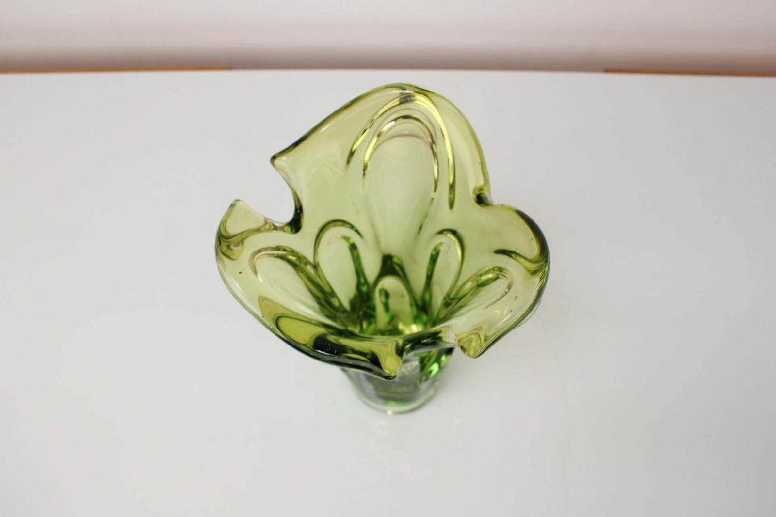 Mid Century Glass Vase Designed By Josef Hospodka, 1960's photo Home Decor