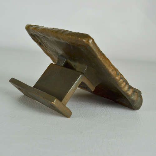 photo vinterior Pair Of Square Bronze Push Pull Door Handles With Tree Relief