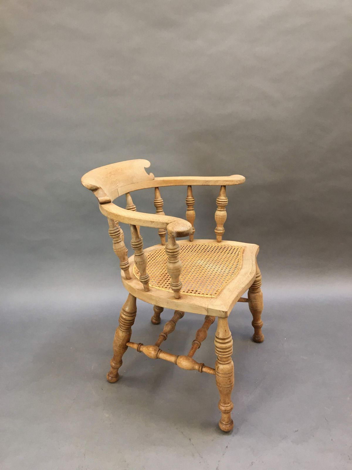 C19th Mahogany Captains Chair, 1800s photo 390.0