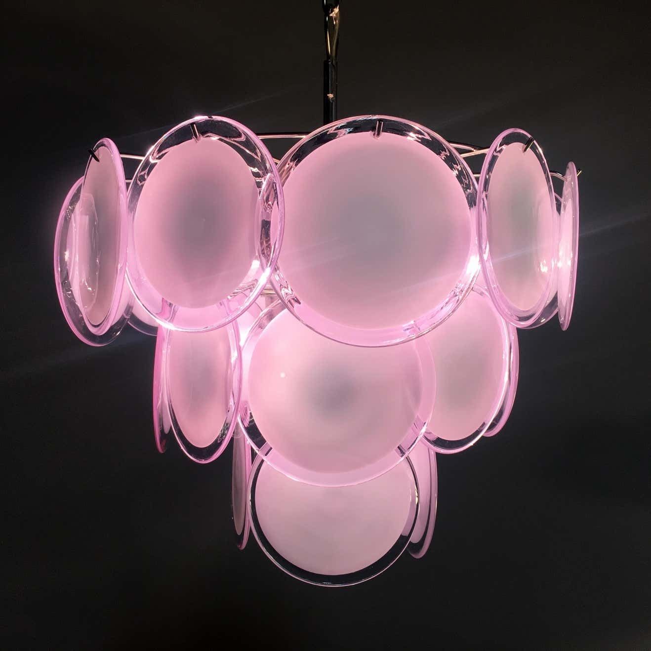 photo furniture Disc Murano Glass Chandeliers By Vistosi Style