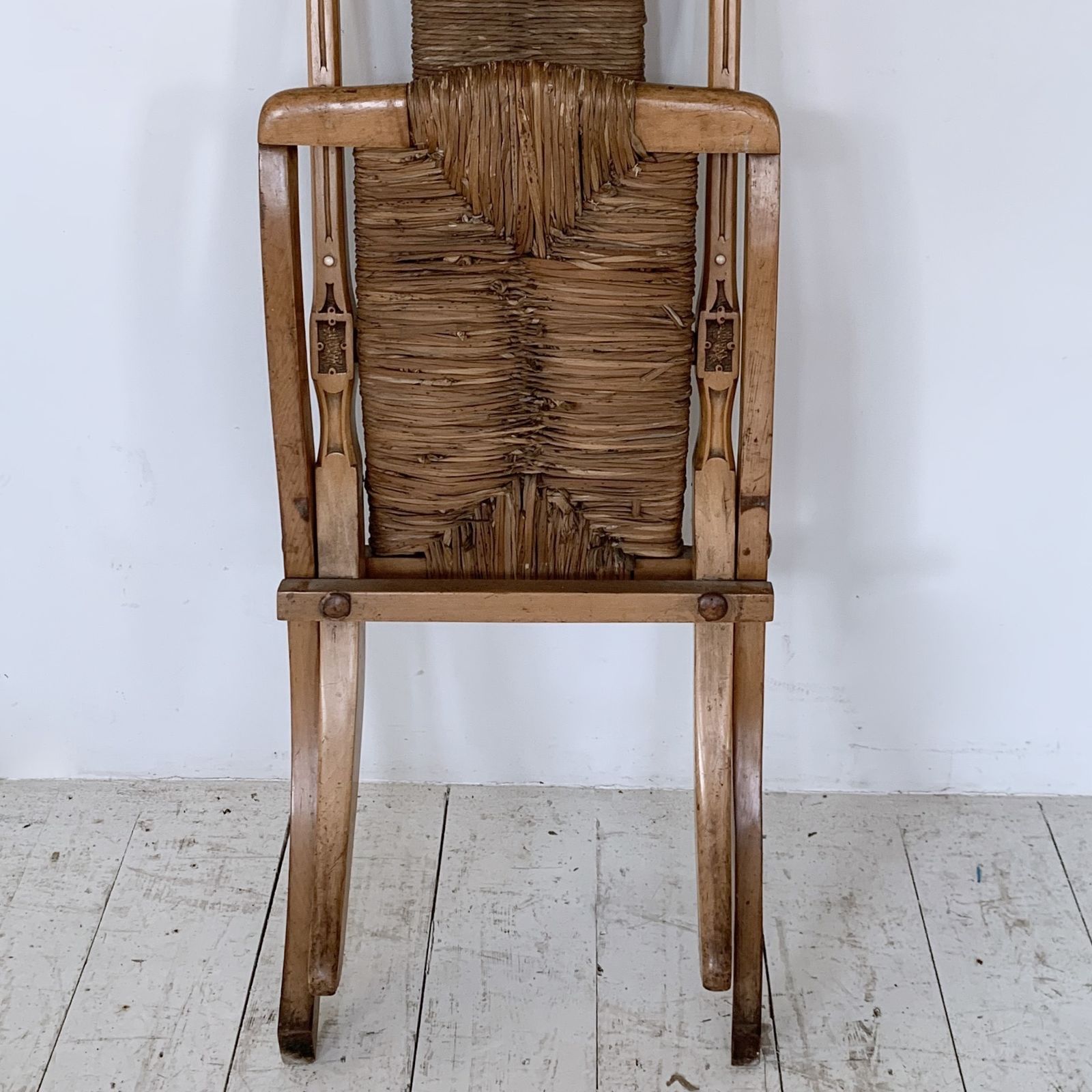 photo furniture Small Folding Carved Campaign Chair