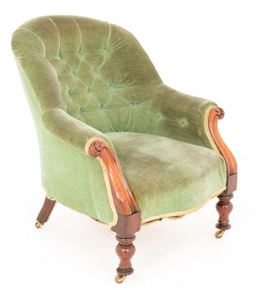 Antique Victorian Tub Chair photo for sale