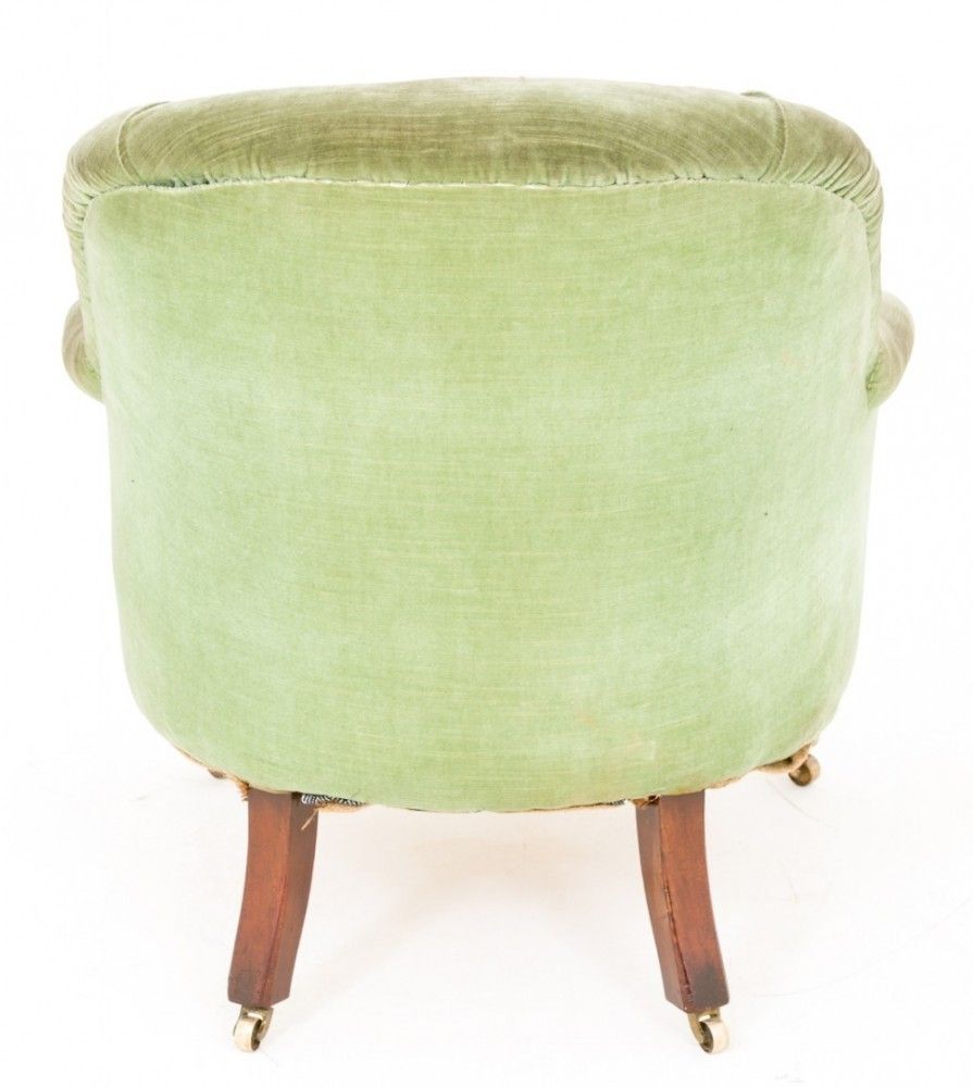 Antique Victorian Tub Chair photo Furniture