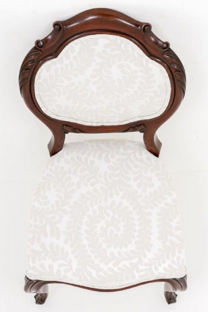 Set Victorian Dining Chairs Balloon Back Antiques photo buy
