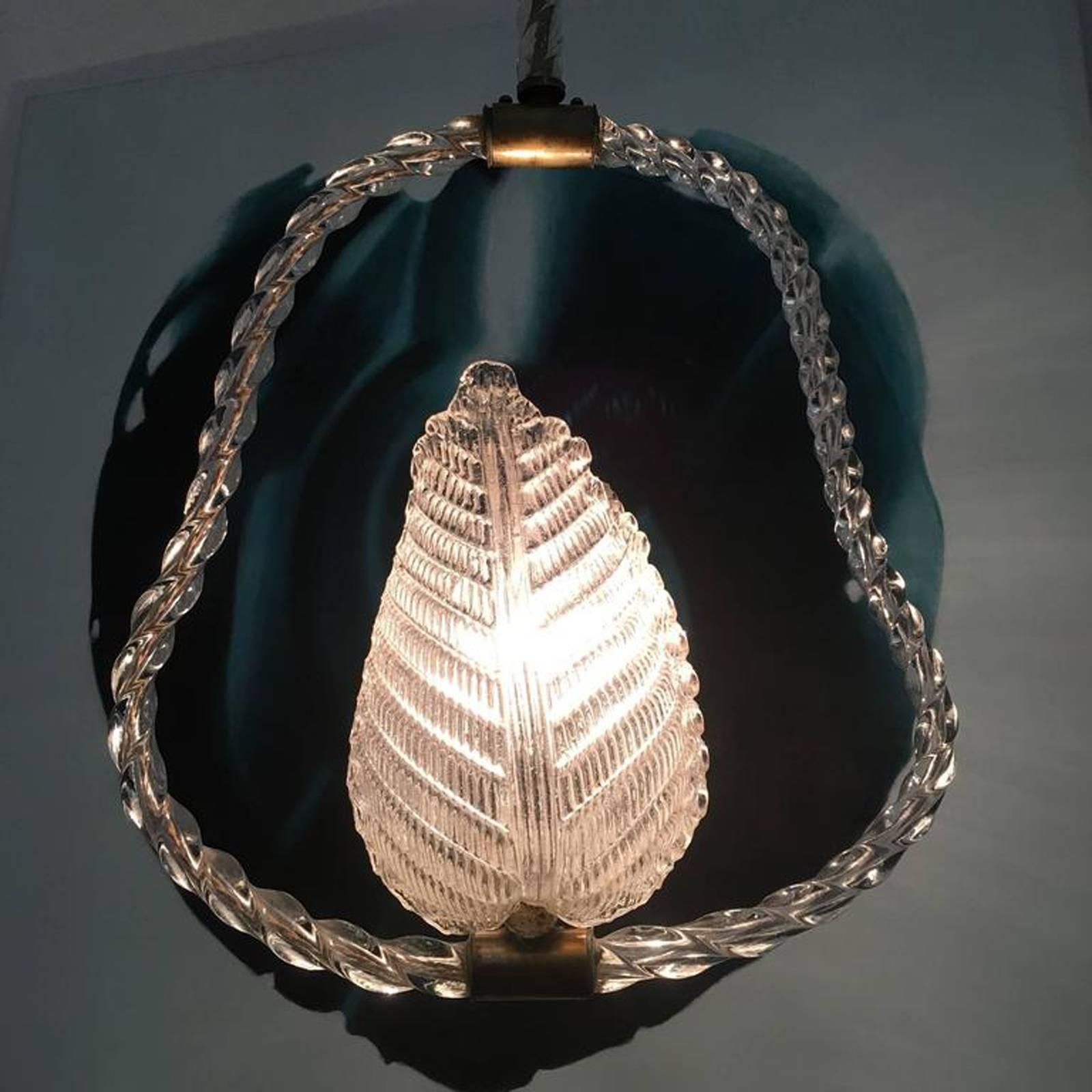 Liberty Pendant Chandelier By Ercole Barovier 1940s photo vinterior