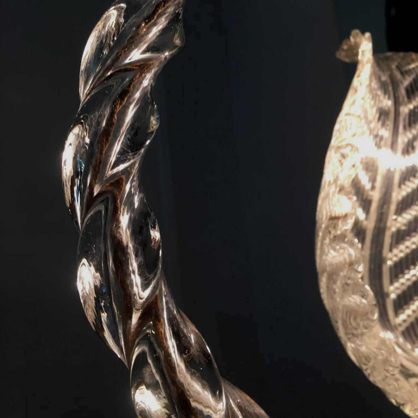 Liberty Pendant Chandelier By Ercole Barovier 1940s photo buy