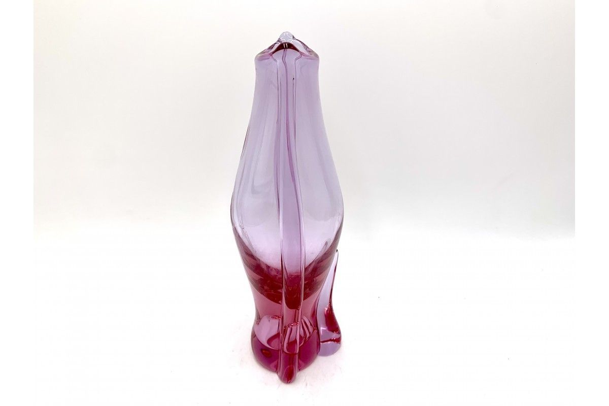 Pink Vase, M. Klinger Zelezny Brod, Czechoslovakia, 1960s photo vinterior