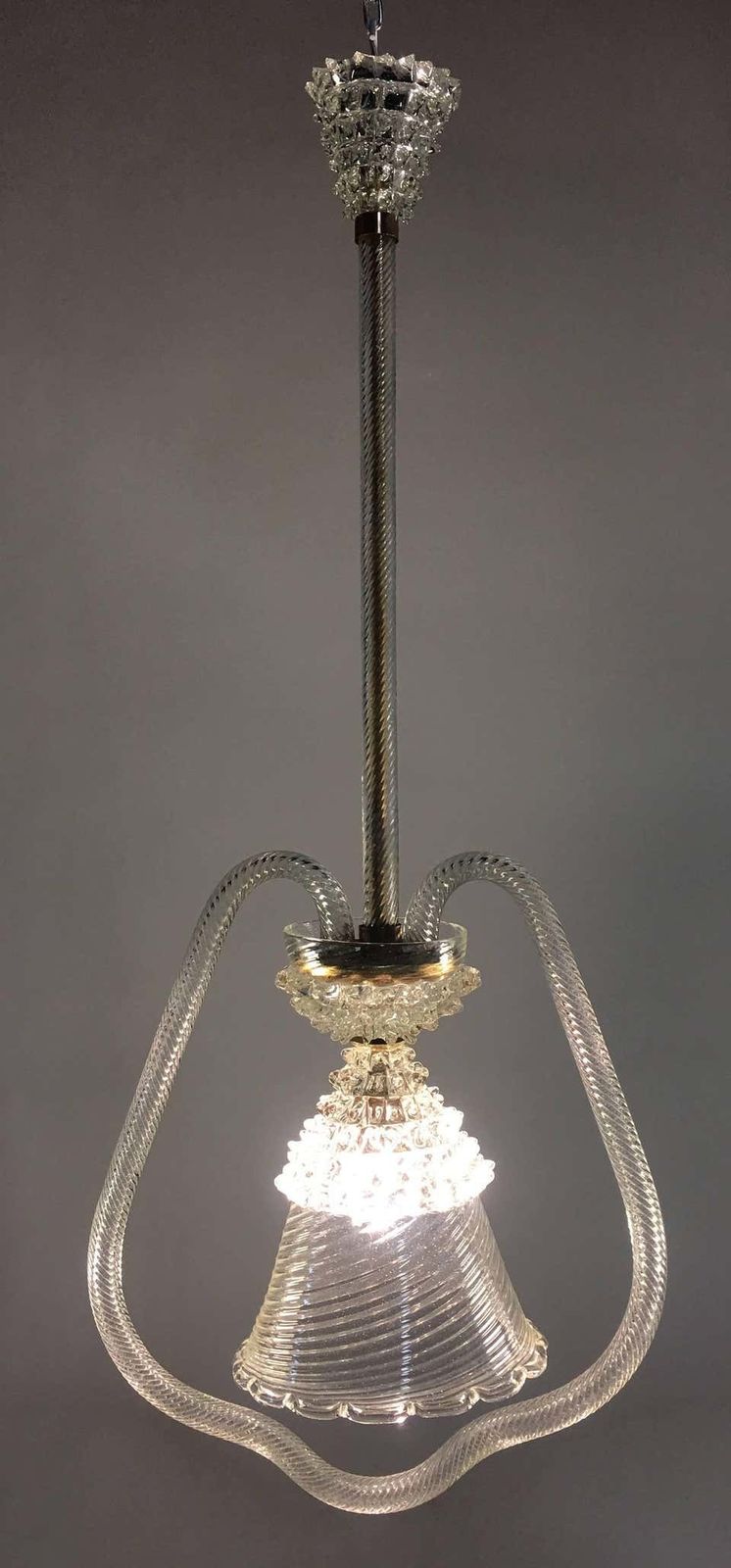 Italian Chandelier By Barovier & Toso, Murano, 1950 photo 2823.3