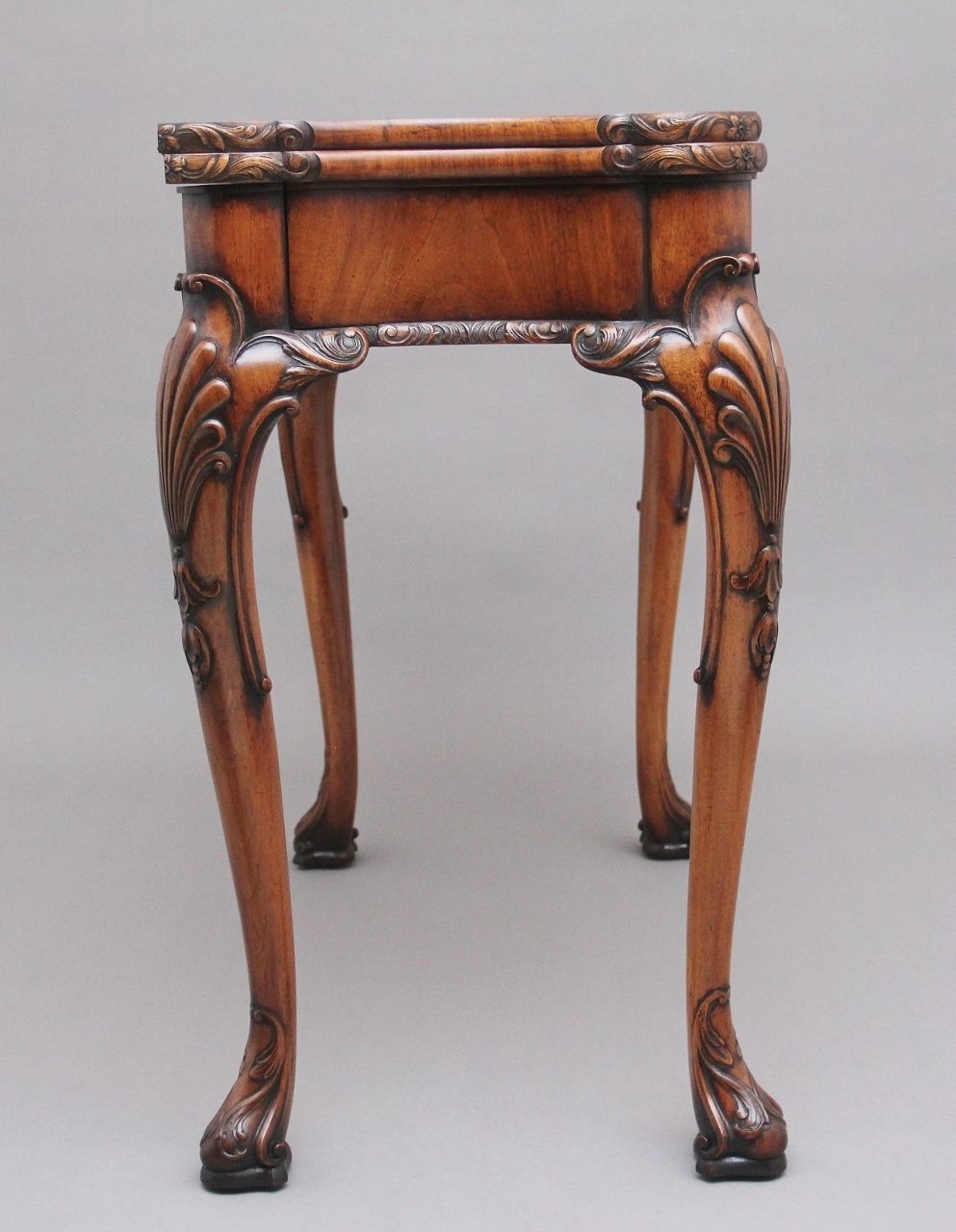 Early 20th Century Walnut Card Table By Howard & Co London photo 2450.0